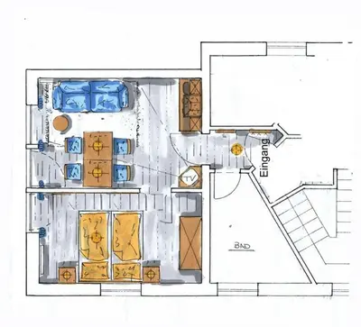 Grundriss der Unterkunft Bio Ferienhof Erzengel