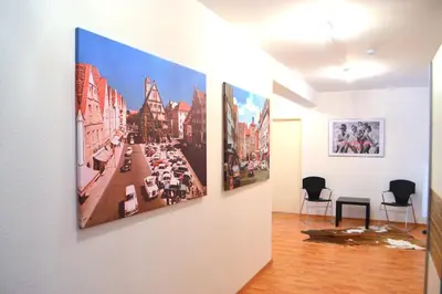 Ein Sitzbereich in der Unterkunft Ciao - Wohnen charmant & zentral in Weiden