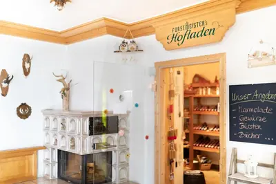 Küche/Küchenzeile in der Unterkunft Hotel Forstmeister