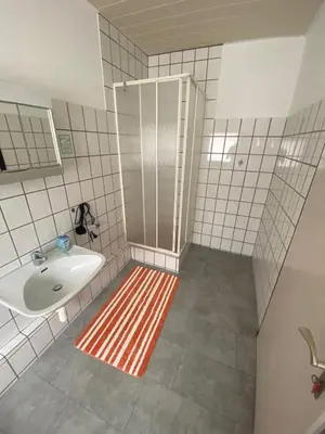 Ein Badezimmer in der Unterkunft Fränkischer Hof