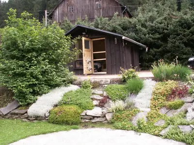 Ein Garten an der Unterkunft Ferienwohnung Sternkopf