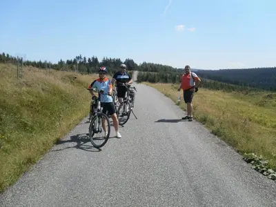 Radfahren an der Unterkunft Ferienwohnung Sternkopf oder in der Nähe