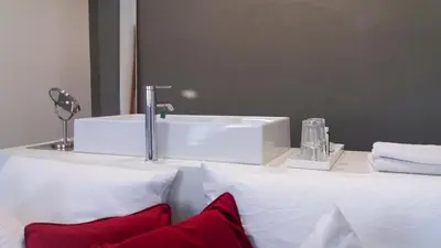 Ein Bett oder Betten in einem Zimmer der Unterkunft Ferienwohnungen Mittermurnthal