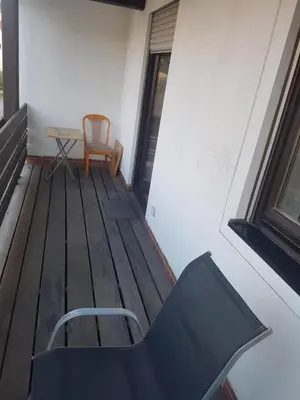 Ein Balkon oder eine Terrasse in der Unterkunft Monteurunterkunft Königstein