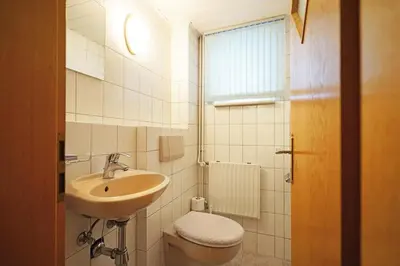 Ein Badezimmer in der Unterkunft Domizil Aschbergblick