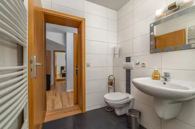 Ein Badezimmer in der Unterkunft EINFACH SCHÖN Ferienwohnungen