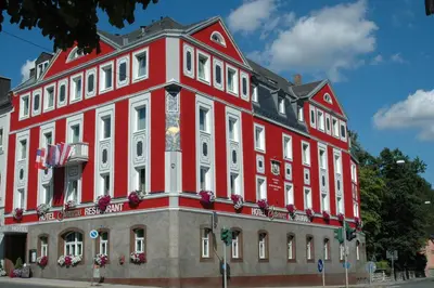 Das Gebäude in dem sich das Hotel befindet