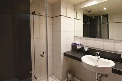 Ein Badezimmer in der Unterkunft Hotel Gasthof Hereth