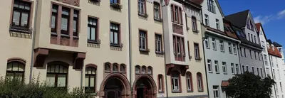 Das Gebäude in dem sich die Ferienwohnung befindet