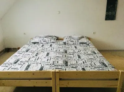 Ein Bett oder Betten in einem Zimmer der Unterkunft Firmen-Apartments Boulevard