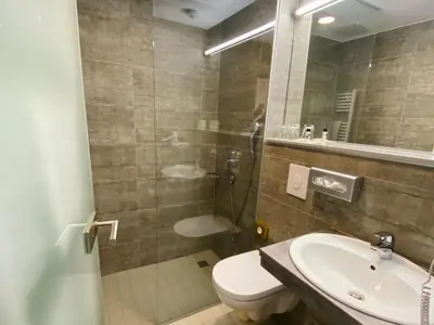Ein Badezimmer in der Unterkunft Meister BÄR HOTEL Frankenwald