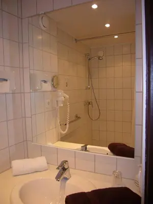 Ein Badezimmer in der Unterkunft Klassik Hotel am Tor - 3 Sterne Superior direkt am Unteren Tor
