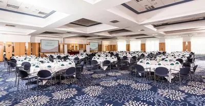 Der Geschäftsbereich oder Konferenzraum in der Unterkunft ARVENA Kongress Hotel - Hotel in der Wagnerstadt