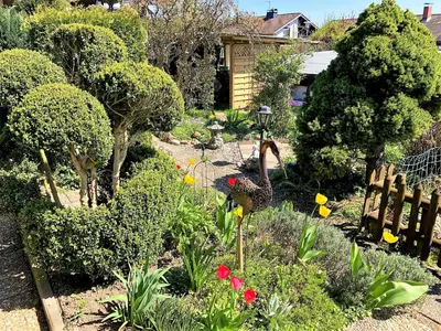 Ein Garten an der Unterkunft Ferienwohnung Boller II
