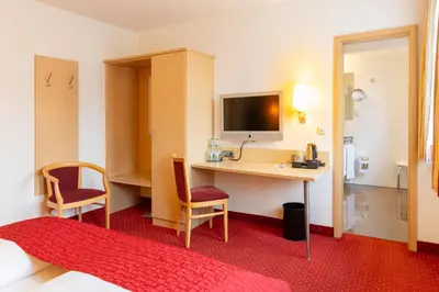 TV/Unterhaltungsangebot in der Unterkunft Hotel An der Eiche