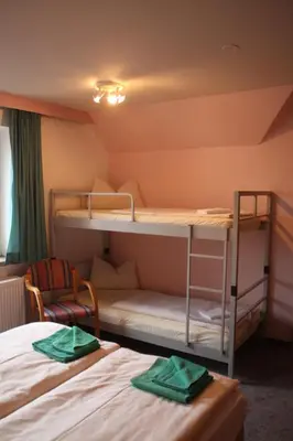 Ein Bett oder Betten in einem Zimmer der Unterkunft Ferienstudio