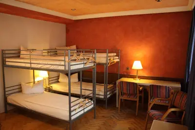Ein Bett oder Betten in einem Zimmer der Unterkunft Ferienstudio
