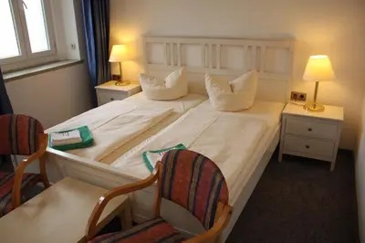 Ein Bett oder Betten in einem Zimmer der Unterkunft Ferienstudio