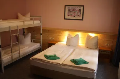 Ein Bett oder Betten in einem Zimmer der Unterkunft Ferienstudio