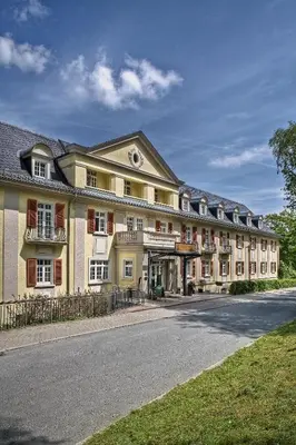 Das Gebäude in dem sich das Hotel befindet