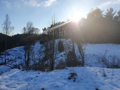 Haus Goldfuß im Winter