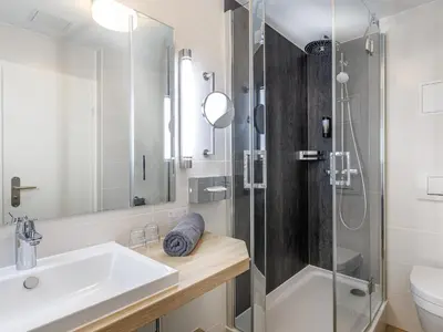 Ein Badezimmer in der Unterkunft Hotel Purucker