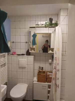Ein Badezimmer in der Unterkunft Ferienwohnung Dinnebier