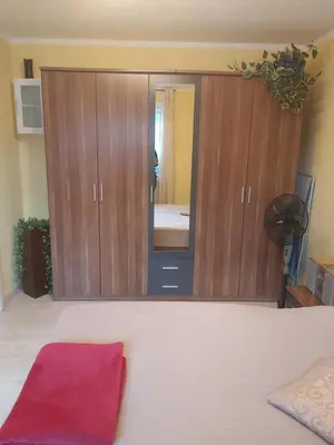 Ein Bett oder Betten in einem Zimmer der Unterkunft Ferienwohnung Dinnebier