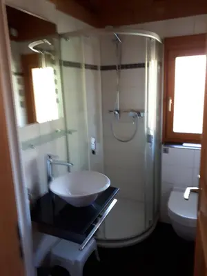 Ein Badezimmer in der Unterkunft Ferienhaus Chalet 21 Bayerischer Wald