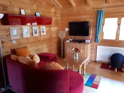 TV/Unterhaltungsangebot in der Unterkunft Ferienhaus Chalet 21 Bayerischer Wald