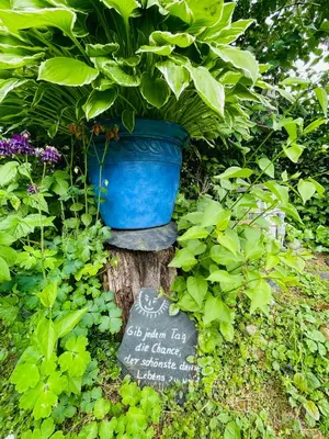 Ein Garten an der Unterkunft Ferienwohnung Boller I für 2 Personen