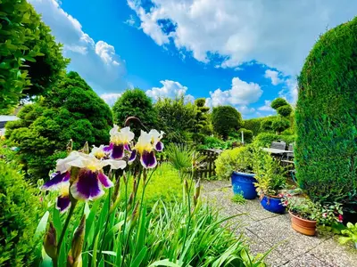 Ein Garten an der Unterkunft Ferienwohnung Boller I für 2 Personen