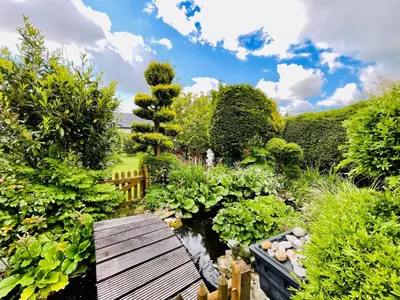 Ein Garten an der Unterkunft Ferienwohnung Boller I für 2 Personen
