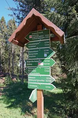 Naturlandschaft in der Nähe des Gasthauses