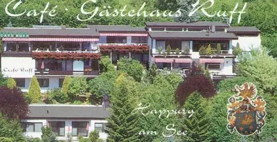 Das Gebäude in dem sich die Pension befindet
