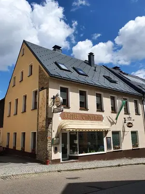 Das Gebäude in dem sich die Ferienwohnung befindet