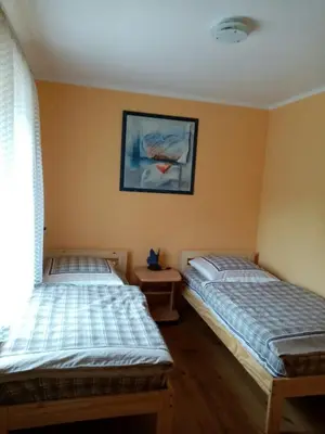 Ein Bett oder Betten in einem Zimmer der Unterkunft Haus Affalterthal