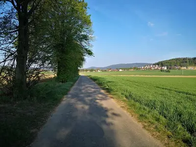 Naturlandschaft in der Nähe der Ferienwohnung