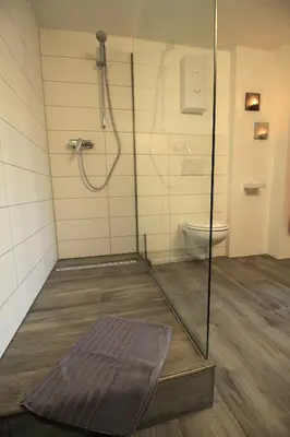 Ein Badezimmer in der Unterkunft Ferienwohnung Haus Felix