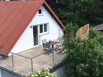 Das Gebäude in dem sich die Ferienwohnung befindet