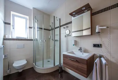 Ein Badezimmer in der Unterkunft Hotel Gasthof Fenzl