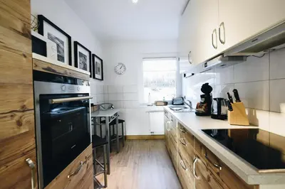 Küche/Küchenzeile in der Unterkunft Oberwiesenthal Apartments