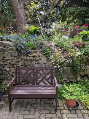 Ein Garten an der Unterkunft Ferienhaus Johanna & Ferienwohnung Thum
