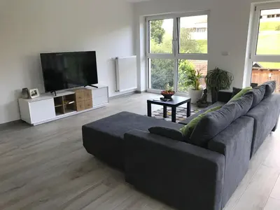 TV/Unterhaltungsangebot in der Unterkunft Ferienwohnung „Frosch“