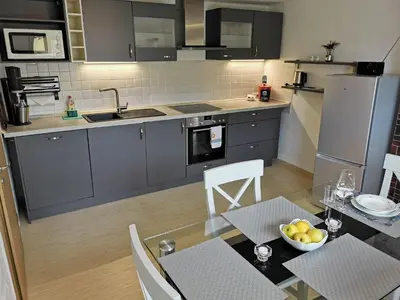 Küche/Küchenzeile in der Unterkunft Ferienwohnung Andalucia