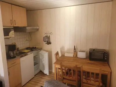 Küche/Küchenzeile in der Unterkunft Haus Andrea