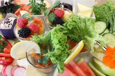 Essen im Hotel oder in der Nähe