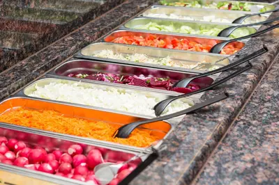 Essen im Hotel oder in der Nähe