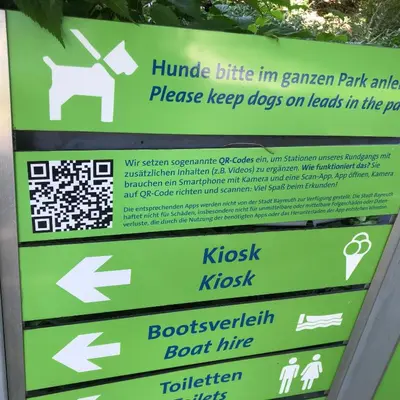 Ein Zertifikat, Auszeichnung, Logo oder anderes Dokument, das in der Unterkunft Ferienhaus am Park am Röhrensee ausgestellt ist
