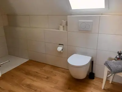 Ein Badezimmer in der Unterkunft Ferienwohnungen Familie Mapenzi